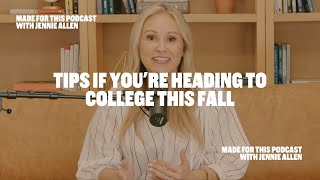 College Freshman  This Could Change Your Experience  Jennie Allen on the Made For This Podcast [upl. by Ardnasil]