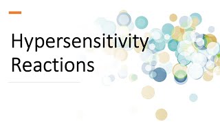 Hypersensitivity Reactions [upl. by Mmada]