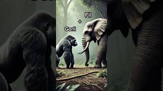 Gorila  fil elephant vs gorilla video animals videos [upl. by Hayila]