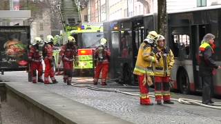 TELE TOP Winterthurer Stadtbus ausgebrannt [upl. by Pauiie]