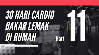 30 Hari Cardio Untuk Bakar Lemak Di Rumah  Hari 11 [upl. by Idhem]