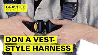 How to Don a VestStyle Harness [upl. by Dina]