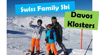 Ski Switzerland  Davos Klosters for Families [upl. by Kcirb]