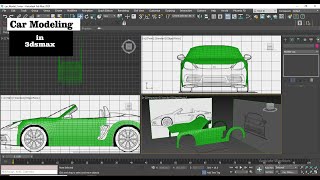 Mastering 3D Car Modeling in 3ds Max A StepbyStep Guide  Part 2 [upl. by Boffa]