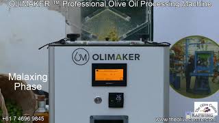 Olimaker Professional MC3 Olive Oil Processing Machine for Home and Olive Grove [upl. by Avehs742]