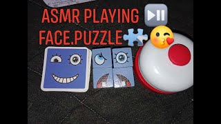 ASMR 🌟 Lets play ▶️ face puzzle 🧩🙃😄😍 [upl. by Eehtomit]