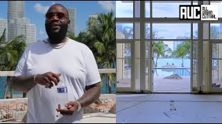 Take A Peek Inside Rick Ross 100m Star Island Mansion As He Shows Off The Interior Design [upl. by Dlanar]