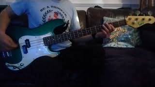 Saltcoats man plays quotCherokeequot by Europe Bass cover europe hardrock aor basscover [upl. by Yllah]