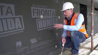 Solitex Fronta Humida Windtight Breathable Membrane  Passive House Insulation Series part 5 [upl. by Mark]