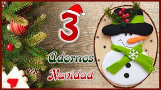 3 IDEAS PARA DECORAR EN ESTA NAVIDAD  Manualidades navideñas 2024  Christmas crafts for the home [upl. by Trub889]