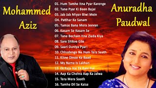 Anuradha Paudwal SongsMohammed Aziz Song AnuradhaPaudwal Mohammed Aziz [upl. by Roxi]