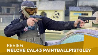 Beste cal43 PaintballPistole Umarex Glock17 vs Walther PPQ [upl. by Ginsburg]