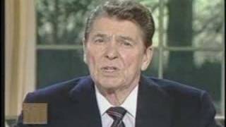 President Ronald Reagan  Address on the Challenger Disaster [upl. by Saimerej719]