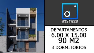 90 m2 APARTMENTS  DEPARTAMENTOS DE 90 m2 [upl. by Elohcan11]