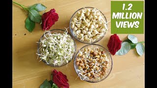 How To Make Sprouts At Home Supefood To Fight Anemia Hairfall amp Dull SkinSushmitas Diaries [upl. by Hosfmann]