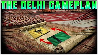 The DELHI GAMEPLAN  Delhi vs HRE  AOE4  Grubby [upl. by Alcot]