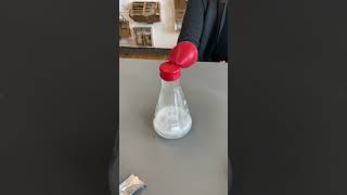 Experiment with Sodium hydroxide and aluminum foil [upl. by Em]