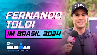 Fernando Toldi  Triathleta Profissional  Entrevistas Ironman Brasil 2024 [upl. by Helfand]