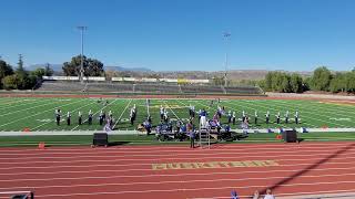 Lompoc High School Marching Braves and Dance Line performing quotPhobiasquot at the 2023 SCSBOA 2A Prelims [upl. by Mayram]