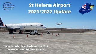 St Helena Airport 20212022 Update Where is HLE Airport now  The Aviators St Helena [upl. by Enaek646]