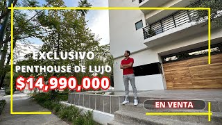 Increíble Penthouse de 149 Millones de Pesos en Country Club Guadalajara Jalisco [upl. by Naerb]