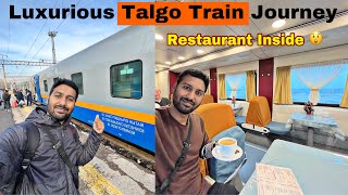 Luxurious High Speed TALGO train Journey •Restaurant Inside• 😲 [upl. by Debor]