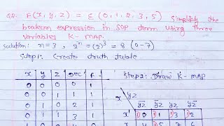 3 variables KMap in hindi  Karnaugh Map [upl. by Krasnoff]