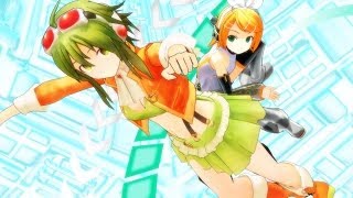 MMD GUMI amp RIN  PONPONPON with Tetrodotoxin Synthesizer No2 Motion [upl. by Annaeel13]