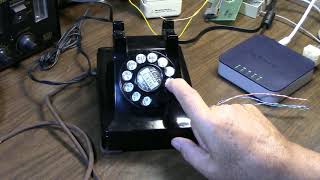 Pulse dial to DTMF converter for rotary dial telephones demo [upl. by Tiffany714]