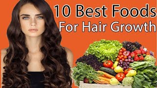 Foods For Hair Growth Best 10 Foods That Promote Hair Growth [upl. by Venezia]