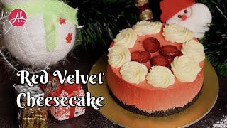 Red Velvet Cheesecake  Cake Recipe aanalkotak [upl. by Siesser]