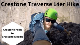 Colorado 14ers Crestones Traverse Colorado Hike Review amp Information [upl. by Nosral]