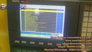 how to change Chinese to English language in SYNTEC 6MB controllerhow to set up syntec [upl. by Enohsal]