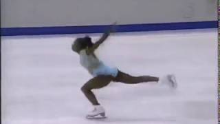 Backflip on Ice Skates  SURYA BONALY 1998 Olympics Championships [upl. by Eenimod747]