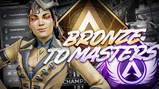 LOBA IS THE BEST LEGEND IN APEX  1 Loba SOLO Bronze to Masters Journey [upl. by Morly]