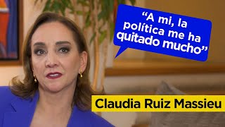 CLAUDIA RUIZ MASSIEU NO me voy a prestar a una SIMULACIÓN  El Nido de la Garza  Mónica Garza [upl. by Darlleen874]