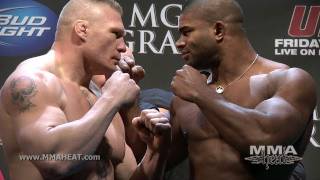 UFC 141 Brock Lesnar vs Alistair Overeem  Nate Diaz vs Donald quotCowboyquot Cerrone Weighin  FaceOff [upl. by Langbehn628]