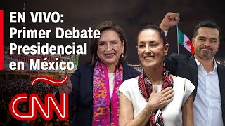 Así fue el Primer Debate Presidencial de cara a las elecciones en México 2024 [upl. by Malvin993]