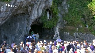 Messe de 10h à Lourdes du 14 juillet 2024 [upl. by Anitsirk873]