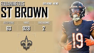 NEW ORLEANS SAINTS Equanimeous St Brown ᴴᴰ [upl. by Ijan298]