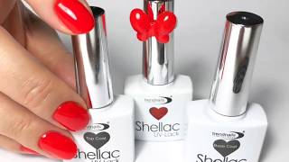 Gelnägel mit Shellac in 3 Schritten zuhause selber machen  Anleitung [upl. by Aninay]