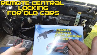 Fitting a Cheap REMOTE CENTRAL LOCKING KIT to my MAZDA MX5 [upl. by Dunham]