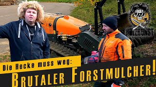 Fortstmulcher in Aktion  Holzkunst Scholz [upl. by Tarrance]