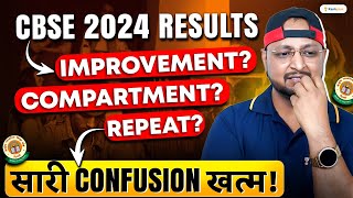 CBSE 2024 Results  Compartment  Repeat  Improvement  Complete Details  Physics Baba [upl. by Ecnadnak855]