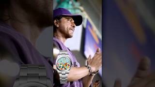 Shah Rukh Khans 25000 Rolex Oyster Perpetual Celebration Dial A Closer Look [upl. by Elia]