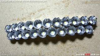 exLEDusa Universal QBlock LED Custom Module  for Nissan Maxima headlight [upl. by Shalna]