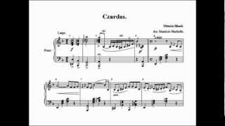 Czardas Vittorio Monti Piano arrangement Maurizio Machella [upl. by Nicolina]