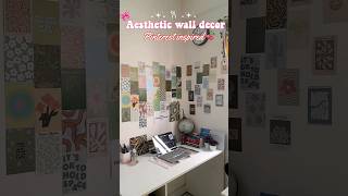 Aesthetic Wall decor  Pinterest inspired  Posters  Room decor  youtubeshorts [upl. by Matthieu]