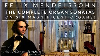 🎵 Mendelssohn  the 6 Organ Sonatas on 6 Magnificent Organs COMPLETE [upl. by Hgiel]