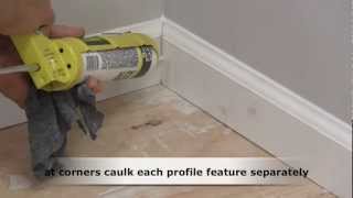 How to Caulk Trim Molding [upl. by Borden219]